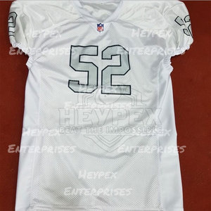 Maillot de football américain à manches courtes personnalisable respirant et sublimation en ligne avec nom de l'équipe en vente - Product Image 2