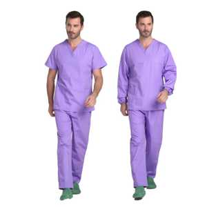 Polyester Spandex Mode Scrubs Uniformes Ensembles pour Hommes Pharmacie Jogging Personnel Scrubs Tops Uniformes Ensembles - Product Image 5