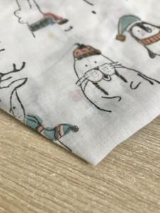 Tela de Algodón Estampada a Mano con Lindos Dibujos Animados para Ropa Infantil y Uso en Guarderías - Product Image 3