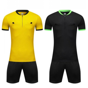 2025 conjunto de uniforme de árbitro de fútbol profesional para hombres, chándal de fútbol ligero de verano para juzgar el diseño de Tailandia 100% - Product Image 1