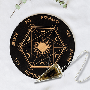 Venta al por mayor labradorita orgón cristal péndulo piedra semipreciosa piedra preciosa radiestesia Chakra curación cristal rejilla péndulos - Product Image 4