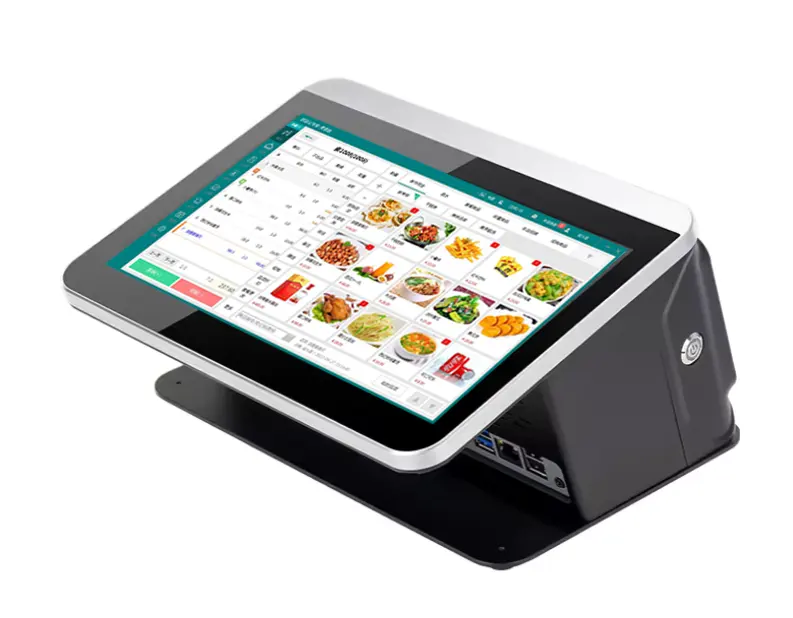 10.1/13.3 Inch+2.4 Inch Android/windows POS System Terminal All-in-one Machine Integrated With NFC/printer/QR Code Scanning