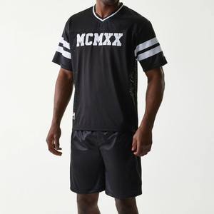 Camiseta Deportiva de Malla Personalizada con Nombre y Número, Estilo Urbano de Primera Calidad, Camiseta de Malla Retro de Corte Cuadrado, Camiseta Corta de Fútbol Americano - Product Image 1