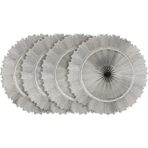 Assiettes de table rondes uniques assiettes décoratives chargeur de table de mariage pour vaisselle décor sous-assiette au meilleur prix - Product Image 6