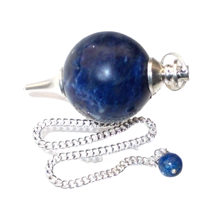 Péndulo de bola de adivinación de sodalita, Péndulo de calidad superior, a la moda, Fabricación en la India, precio al por mayor - Product Image 4