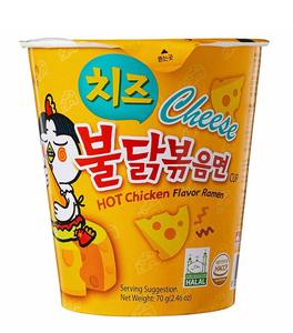 บะหมี่กึ่งสำเร็จรูปซัมยัง บุลดัก รสไก่เผ็ดชีส 70 กรัม รสชาติเผ็ดร้อนแบบเกาหลี คุณภาพพรีเมียม รสชาติครีมมี่และชีส - Product Image 1
