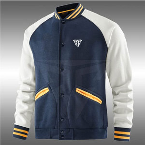 Veste de Lettermen d'hiver pour hommes avec logo personnalisé, respirante, séchage rapide, couleurs personnalisées, tailles disponibles Offre Spéciale col montant - Product Image 3
