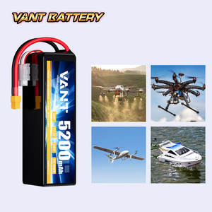 بطارية VANT FPV ليثيوم بوليمر 5200 مللي أمبير 100C 6S 22.2 فولت لطائرات التحكم عن بعد والطائرات بدون طيار - Product Image 5