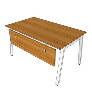 BFATB006 AtonBamboo 140x80cm <b>Foldable</b> Computer <b>Table</b> with Iron <b>Legs</b> Extendable and Storage Features for Living Room Use - Product Image 6