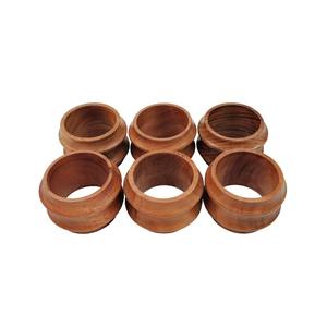 Ronds de serviette en résine de luxe pour la décoration intérieure avec de charmants motifs faits à la main pour la table et les cadeaux - Product Image 1