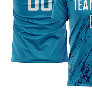 Uniforme de football pour hommes personnalisé respirant grande taille manches courtes séchage rapide vêtements d'équipe club - Product Image 6