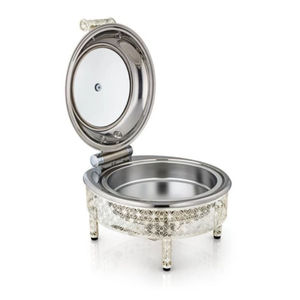 Merveilleux Design Alimentaire Servir Plat À Chaleurs Argenterie Plat De Service Décoratif Hôtel Restaurant Traiteur Plats - Product Image 1