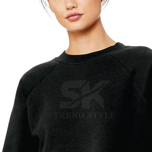 Latest Style Winter Warm Casual Wear Women Cropped <b>Plain</b> <b>Sweatshirts</b> Quick Dry Comfortable Women Cropped <b>Plain</b> <b>Sweatshirts</b> - Product Image 4