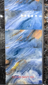 Nueva llegada 600*1200mm Interior Porcelana India 8,5mm Espesor Superficie de alto brillo Diseño moderno Estilo Firebrick ACCENTS - Product Image 2