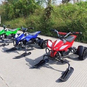 New QIQU Steel <b>Frame</b> & Anti-Freeze <b>Plastic</b> 50KG Capacity 20KM Range Rear Track Drive 36V350W Kids & Adults Electric Snowmobile - Product Image 1