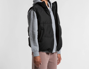 ออกแบบเสื้อกั๊กพัฟเฟอร์ของคุณเอง 100% โพลีเอสเตอร์ กันน้ำ มีซิป เสื้อกั๊กผู้หญิง ไซส์พลัส เสื้อกั๊กผู้ชาย - Product Image 3