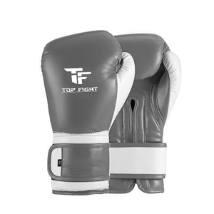 Gants de boxe professionnels de dernière génération, 100 % cuir de vachette, fermeture à lacets. - Product Image 1
