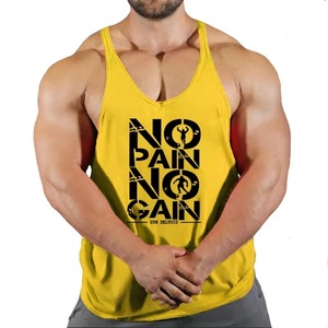 <b>Men's</b> Casual Athletic Tank <b>Top</b> 100% Cotton Quick-Dry Breathable Summer Sportswear Lightweight Knitted <b>Muscle</b> Tee Plus Size - Product Image 1