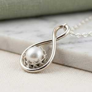 Collar de Perlas, Plata de Ley 925, Perlas de Agua Dulce, Joyería Hecha a Mano para Cumpleaños y Aniversarios - Product Image 5