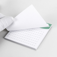 Blocs-notes adhésifs personnalisés pour bureau, conception à déchirure facile, couverture imprimée en couleur, blocs-notes épais pour prise de notes, fabrication en usine