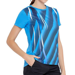 Dernière arrivée T-shirts respirants pour femmes à vendre en ligne/T-shirts personnalisés à séchage rapide avec logo pour femmes - Product Image 4