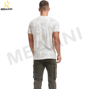 T-shirt graphique pour homme 95% coton col rond manches courtes Tee-shirt doux extensible décontracté imprimé - Product Image 2