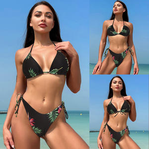 Pasuxi mới cao eo Bikini Leopard áo tắm phụ nữ Bikini in push up đồ bơi beachwear rắn tắm phù hợp với 2025 - Product Image 4