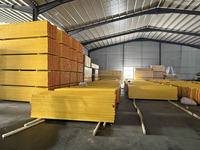Poutre de coffrage en bois H20 Sentop moderne, haute résistance, revêtement jaune, pour le support de coffrage de dalles en béton dans la construction