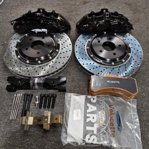 Kit de Frenos de Caliper V6 Color Negro, 6 Pistones, Sistema Automotriz de Alto Rendimiento Personalizado para Toyota Camry, BMW E92, <span class=keywords><strong>Acura</strong></span> DC2 <span class=keywords><strong>Integra</strong></span> <span class=keywords><strong>Type</strong></span> <span class=keywords><strong>R</strong></span> - Product Image 1