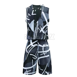 Outdoor Sports Wear Polyester <b>Material</b> Basketball Reversible Uniform High Quality Light Weight Breathable Quick Dry - Product Image 5