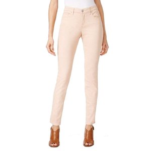 Jeans Skinny da Donna Style Co a Vita Alta, Vestibilità Curvy, in Denim Rosa Traspirante, Taglia 16, Stile Svasato High Street, Logo Semplice - Product Image 1