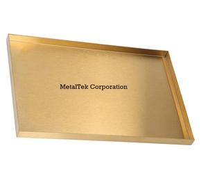 Bandeja de servicio rectangular de acero inoxidable de primera calidad versátil para comedor o decoración Diseño multiusos elegante y duradero para eventos en casa - Product Image 5