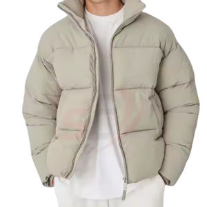 Chaqueta acolchada de invierno personalizada para hombre, chaqueta de burbujas de moda al por mayor, logotipo personalizado, diseño personalizado, servicio OED/ODM a precio barato. - Product Image 1