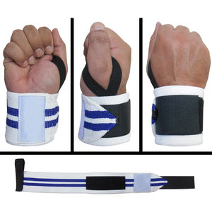 Logo personnalisé Enveloppes universelles de soutien du poignet Enveloppes de poignet en coton de force de dynamophilie de sport avec taille et couleur - Product Image 1