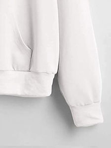 Ensemble de sweat à capuche imprimé bouffant de haute qualité pour femmes Design en relief Style surdimensionné Logo personnalisé Techniques lavées hiver - Product Image 5