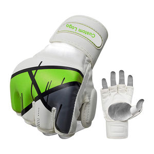 Muay Thai 2025 Mma Guantes de medio dedo Guantes de boxeo ganadores Guantes Mma de cuero de vaca real - Product Image 2