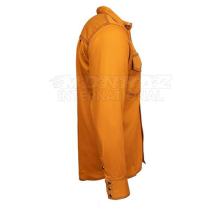Peso ligero Slim Fit Hombres Camisas de soldadura Entrenamiento Color sólido Camisas de soldadura de color sólido de alta calidad - Product Image 4