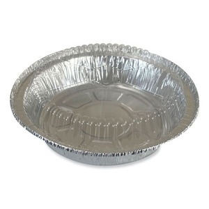 Boardwalk 7\" <b>Plastic</b> Dome Lids for Aluminum Round To-Go <b>Containers</b> <b>Clear</b> Disposable Lids 500/Carton - Product Image 3
