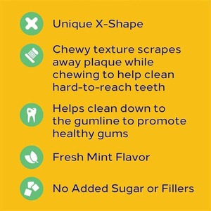 PEDIGREE Dentastix Dental Dog Treats 1,87 Lb Value Pack (36 golosinas) para perros grandes Sabor fresco Huesos dentales - Product Image 6