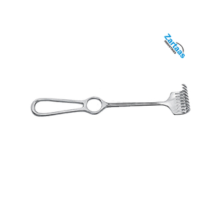 Retractor Korte de Acero Inoxidable de Alta Calidad, Afilado, 8 Puntas, 26x60mm, Longitud 25cm, Fabricante de Instrumentos Quirúrgicos - Product Image 2