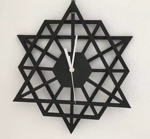 Durable Islamic Metal Wall <b>Clocks</b> With Unique Traditional Arabic Patterns for Mosque Decor and Premium Home Decoration - Product Image 2
