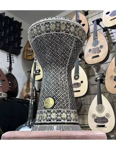Gawharet El Fan 23cm Sombaty Darbuka Doumbek - Tambor con Incrustaciones de Mosaico de Diamantes y Madreperla - Product Image 3