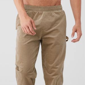 Mens Corduroy Cargo Pants with <b>Elastic</b> Waistband and Multiple Pockets, Relaxed Fit Casual <b>Trousers</b> for Outdoor and Everyday Wear - Product Image 6