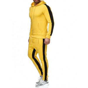 Nuevo conjunto de 2 piezas para hombre, sudaderas con capucha de retales, pantalones deportivos informales a la moda, sudadera, pantalones, chándal de gran tamaño para hombre - Product Image 2