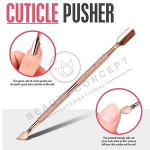 Fine Precision <b>Cuticle</b> Pusher Stainless Steel Dual End <b>Tool</b> for Clean Edge Gentle Care and Detailed Grooming - Product Image 3