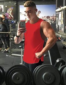 Trendy <b>Men's</b> Custom Logo Sleeveless <b>Gym</b> <b>Vest</b> Muscle Tank Top for <b>Gym</b> Workout Bodybuilding Fitness Training and Athletic Wear - Product Image 5