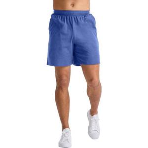 Short en coton de couleur unie avec logo personnalisé OEM pour hommes de grande taille Short en coton respirant à taille élastique de style street pour hommes - Product Image 6
