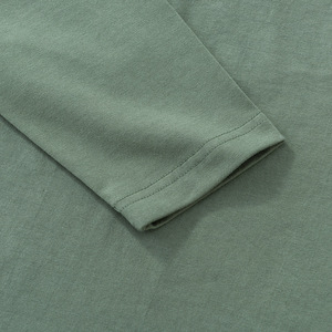 T-shirt à col rond 100% coton pour homme en gros, 180g, évacuation de l'humidité, super doux, coupe classique, style décontracté, uni, teinture unie, design vierge - Product Image 3