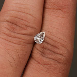 Diamante cultivado en laboratorio de corte de pera de 0,60 CT, Diamante Suelto de Color blanco, piedra suelta de diamante creada en laboratorio para joyería personalizada. - Product Image 5