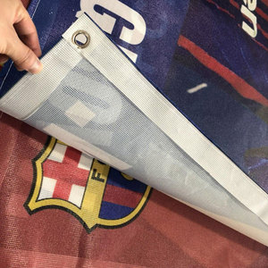 Recinzione Temporanea in PVC con Stampa Personalizzata, Design Economico con Pali <span class=keywords><strong>e</strong></span> Banner Nero, Rete da 8oz per Segnaletica Edile - Product Image 2